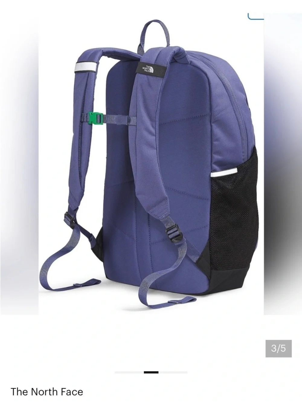 The North Face youth court Jester Backpack purple and black